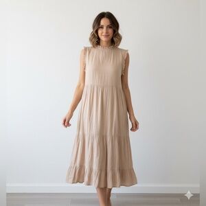 Magnolia Textured Cream Dress